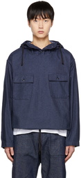 Engineered Garments Navy Cagoule Shirt