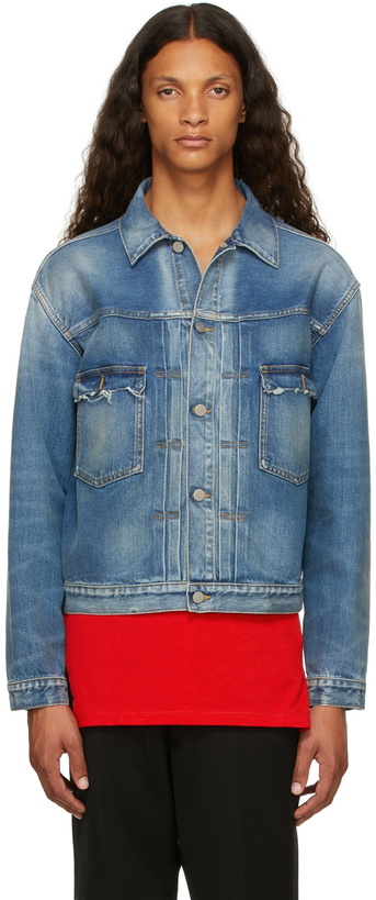 Photo: Maison Margiela Blue Denim Kaban Jacket