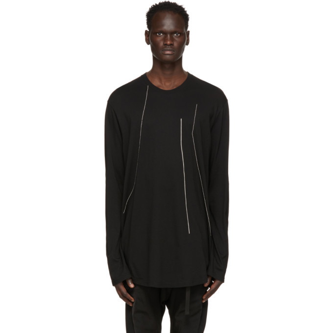 Photo: Julius Black Embroidered Long Sleeve T-Shirt