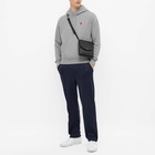 AMI Men's Small A Heart Popover Hoody in Heather Grey