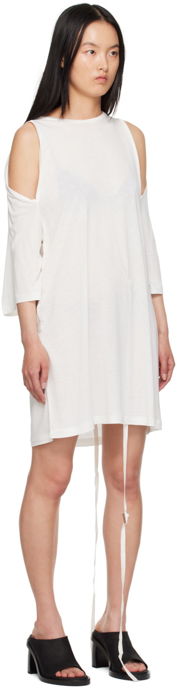 Ann Demeulemeester White Melissa Minidress