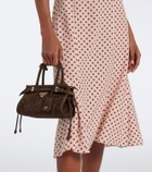 Prada Prada Bonnie Mini suede tote bag