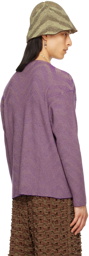 Isa Boulder SSENSE Exclusive Purple Sweater