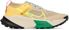 Nike Gold Zegama Sneakers