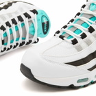Nike Air Max 95 Og Sneaker in White/Jade/Metallic