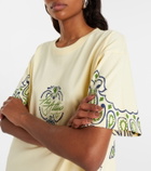 The Attico Bandana oversized cotton jersey T-shirt