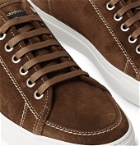 BRIONI - Suede Sneakers - Brown