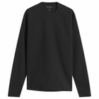 Goldwin Men's Waffle Light Long Sleeve T-Shirt in Black