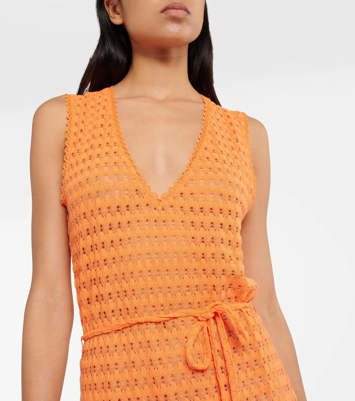 knee length dresses for ladies Bikini Boardroom Crochet Midi Dress – Sister Babyz