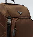 Prada Re-Nylon leather-trimmed backpack