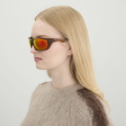Oakley Lateralis Sunglasses in Matte Dark Amber/Prizm Ruby 