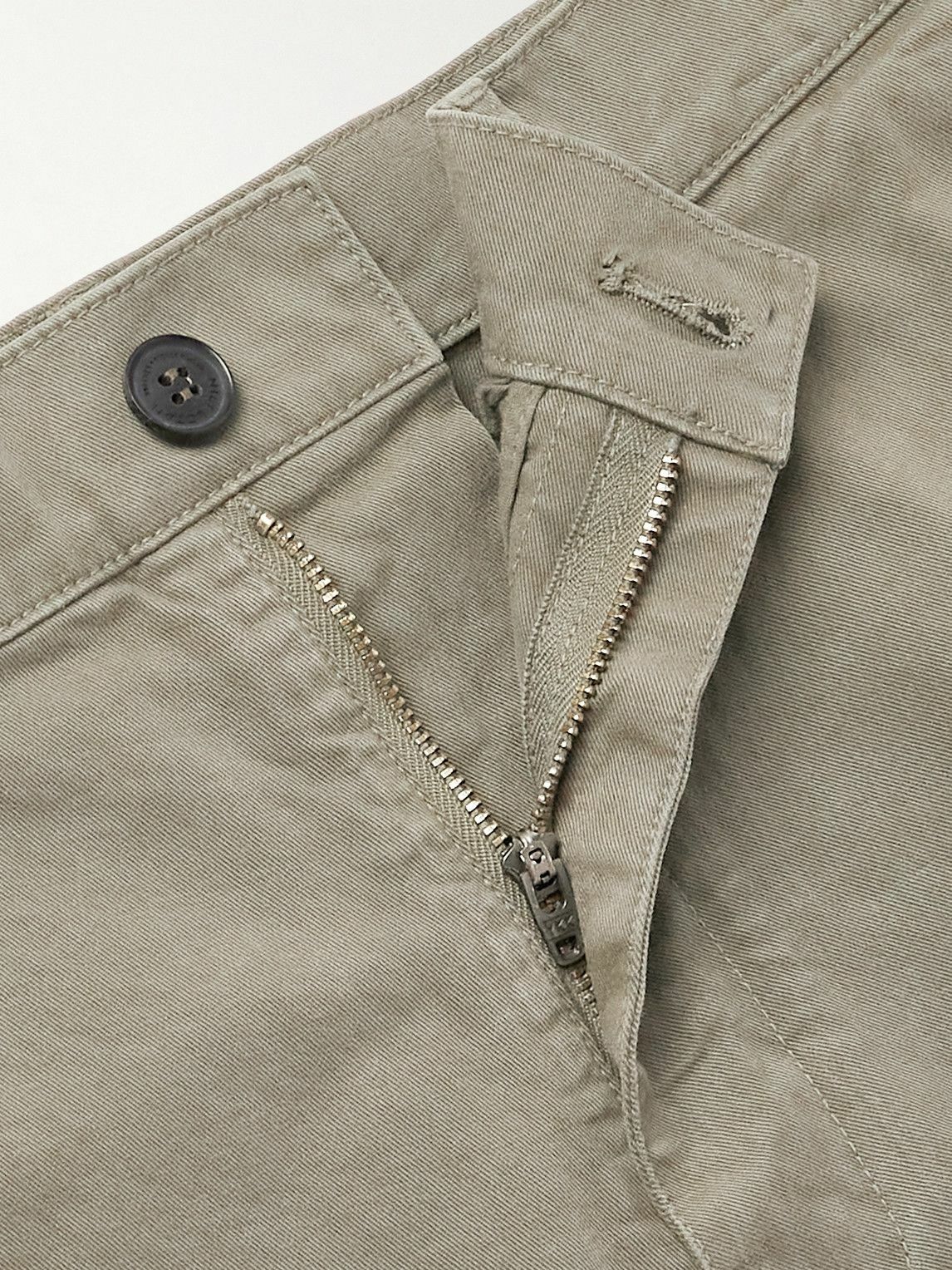 Nili Lotan - Carpenter Straight-Leg Cropped Cotton-Blend Twill Trousers - Brown