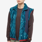 Brain Dead Men's Organic Paneled Fur Vest in Mallard