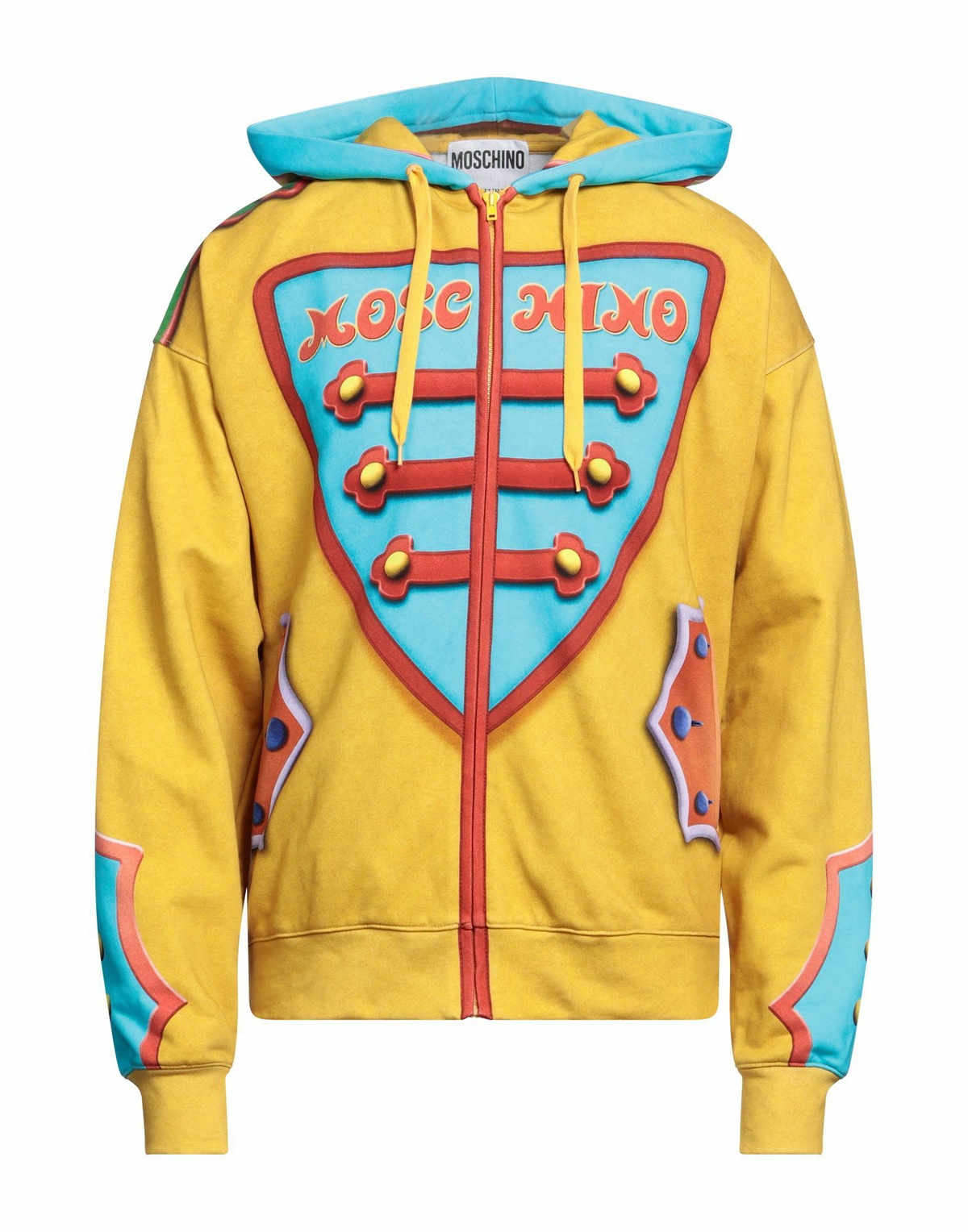 Moschino Couture Mens Sweatshirt in Mustard