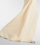 Erdem Embellished caped gown