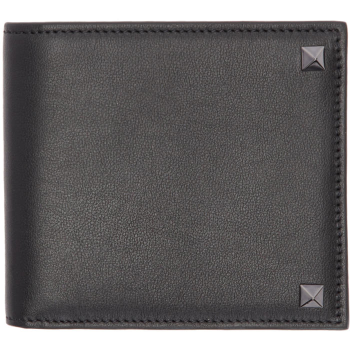 Photo: Valentino Black Valentino Garavani Rockstud Wallet