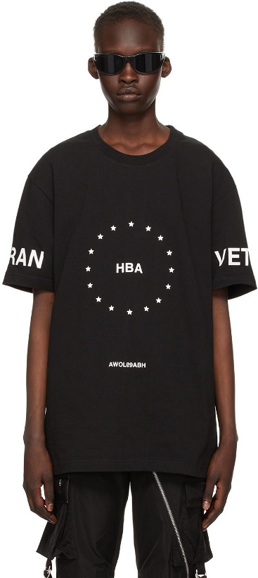 Photo: Hood by Air SSENSE Exclusive Black Stars 'Veteran' T-Shirt