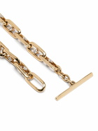 Lizzie Mandler Fine Jewelry 18K Yellow Gold Knife Edge Diamond Bracelet