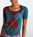 Vivienne Westwood Argyle wool and cotton sweater
