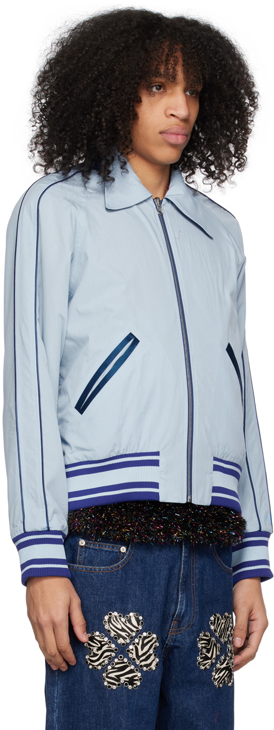 BLUEMARBLE Blue Varsity Reversible Bomber Jacket