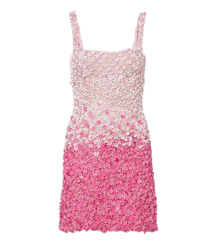 Photo: Là Fuori Petal embellished minidress