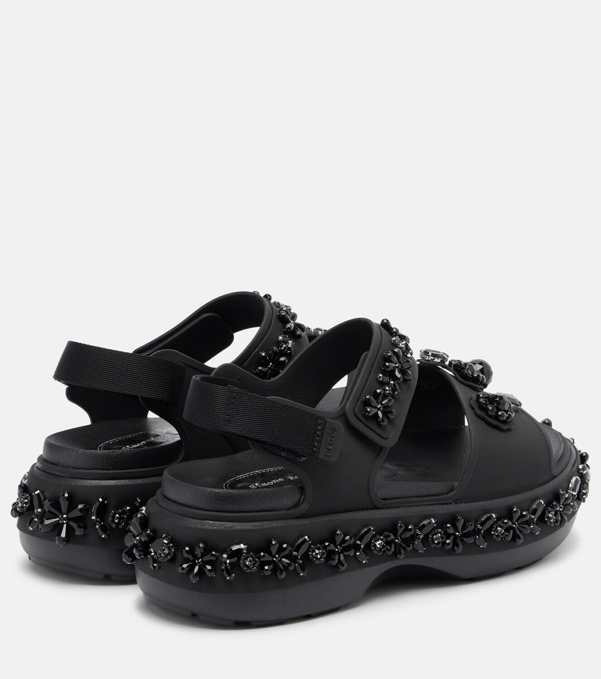Simone Rocha x Crocs embellished platform sandals