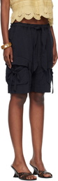 Isabel Marant Etoile Black Bermia Shorts