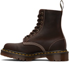 Dr. Martens Brown 1460 'Made In England' Wax Commander Boots