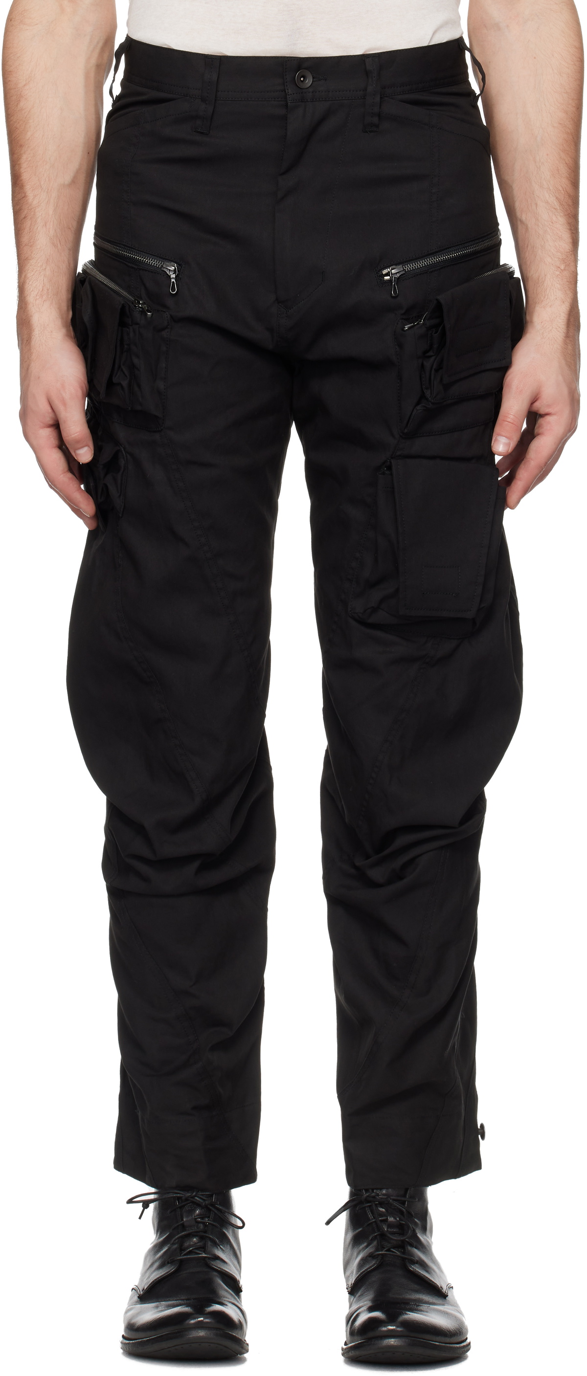 Julius Black Tactical Cargo Pants Julius