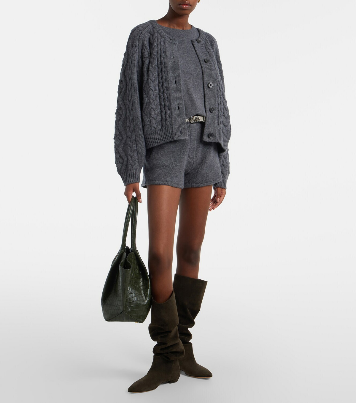 Lisa Yang Winroe cable-knit cashmere cardigan