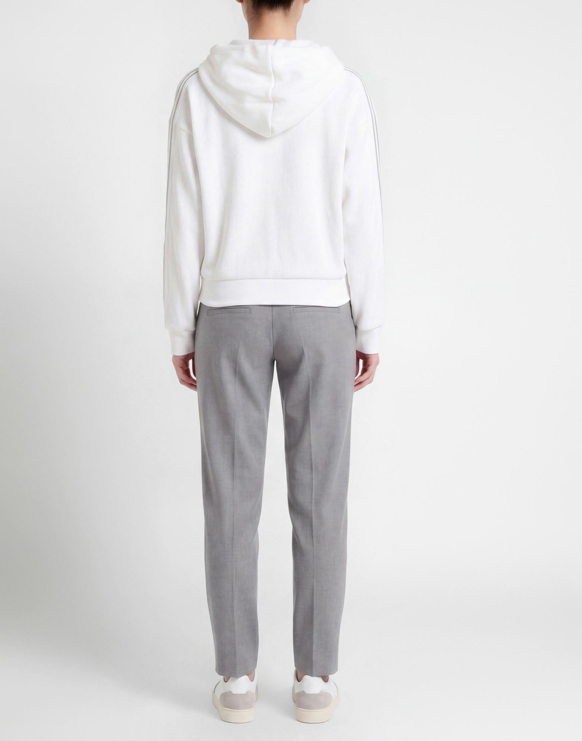 Eleventy Womens Sweatshirt in White