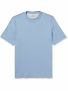 Brunello Cucinelli - Cotton-Jersey T-Shirt - Blue