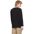 Neil Barrett Black Layered Henley