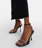 Simkhai - Icon crystal-embellished satin sandals