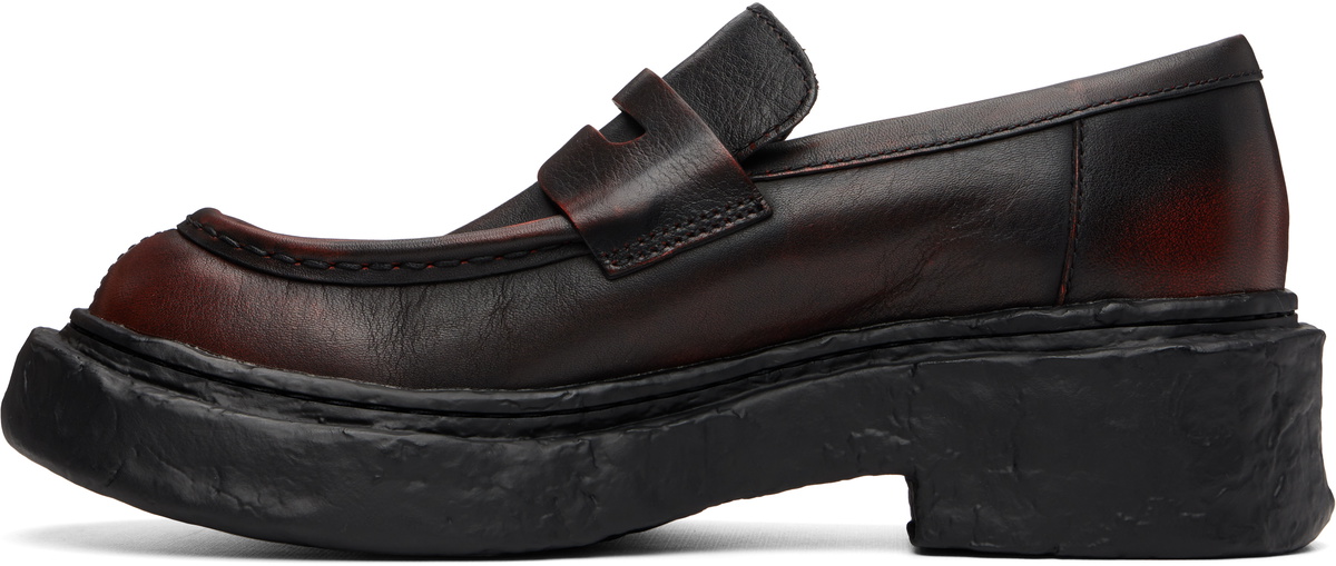CAMPERLAB Black & Orange Vamonos Loafers