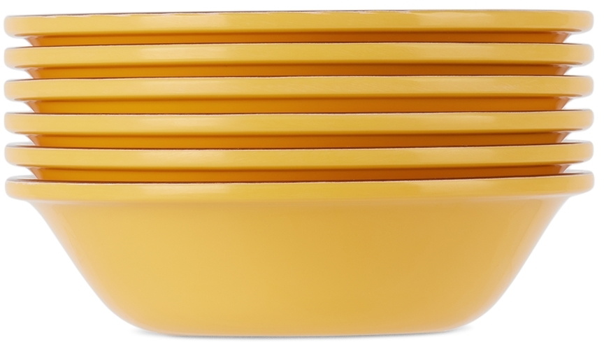 Mario Luca Giusti Yellow Saint Tropez Bowl Set, 6 pcs