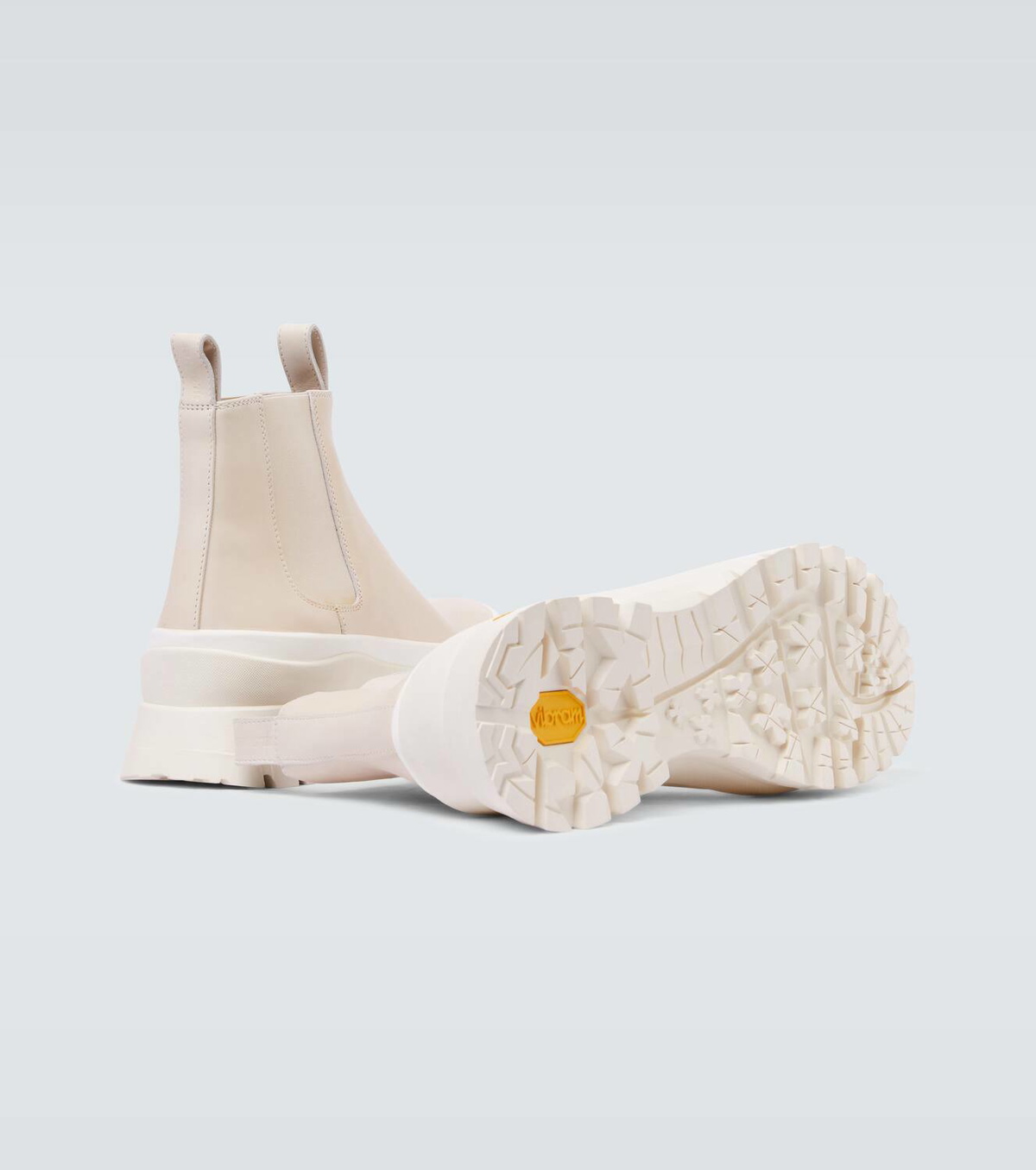 Jil Sander Leather boots with Vibram® platform