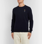 Polo Ralph Lauren - Slim-Fit Logo-Embroidered Merino Wool Sweater - Blue
