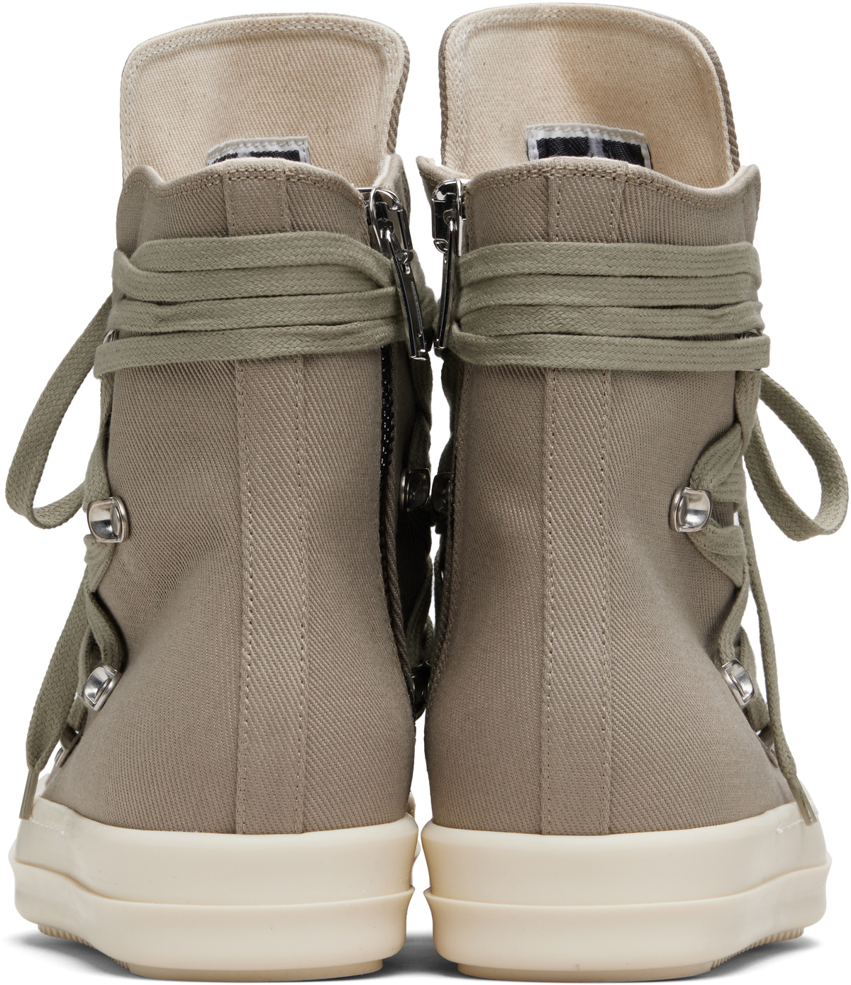 Rick Owens DRKSHDW Gray Concordians Megalace Sneaks Sneakers Rick