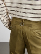 Beams Plus - Ivy Straight-Leg Cotton-Twill Trousers - Green