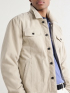 James Perse - Stretch-Cotton Corduroy Blouson Jacket - Neutrals