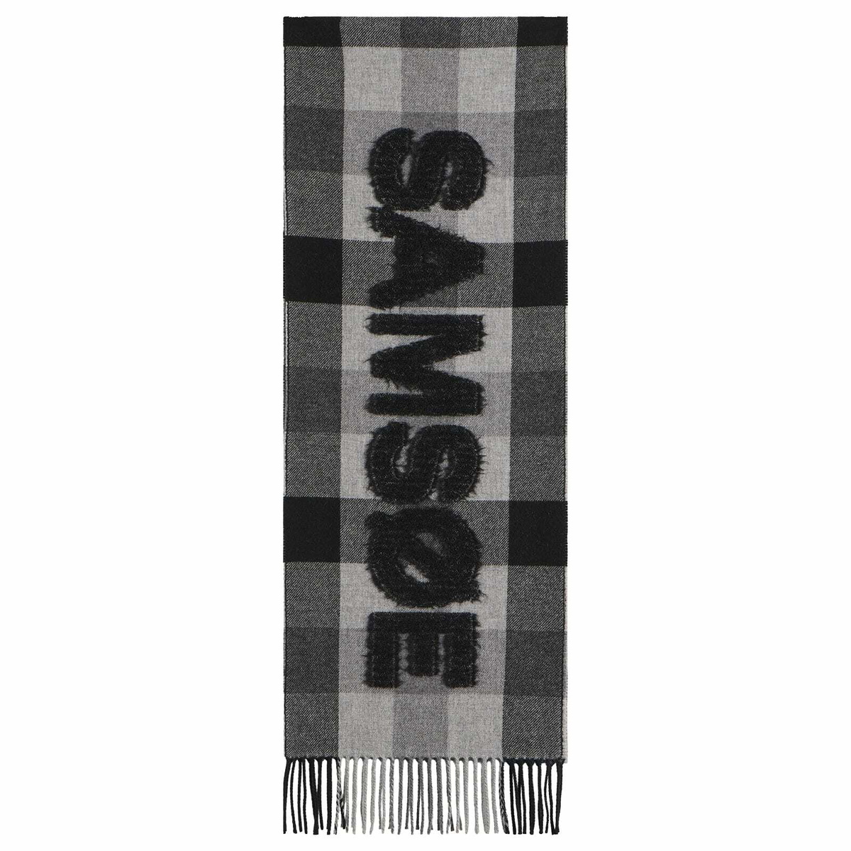Samsøe Samsøe Women's Sasamsoe Scarf in Grey Melange Check 