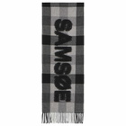 Samsøe Samsøe Women's Sasamsoe Scarf in Grey Melange Check 