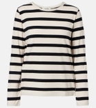 'S Max Mara Divina striped cotton-blend jersey T-shirt
