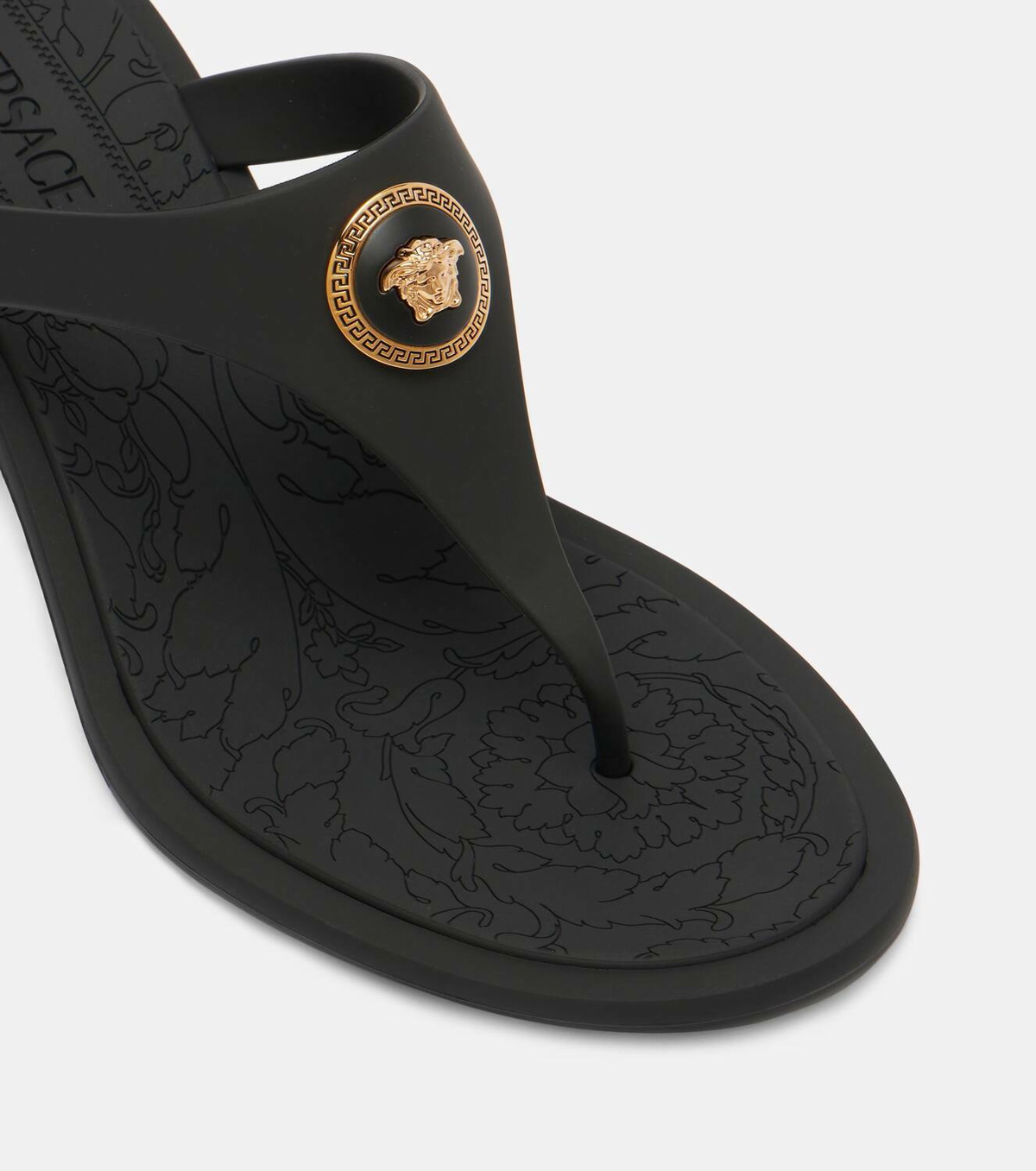 Versace Alia Medusa 55 thong sandals