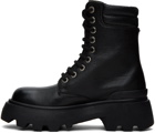 AMI Paris Black Ranger Boots