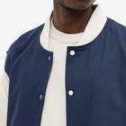 Uniform Bridge Men's Varsity Jacket in Navy