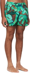 Paul Smith Blue Moonlit Palm Swim Shorts