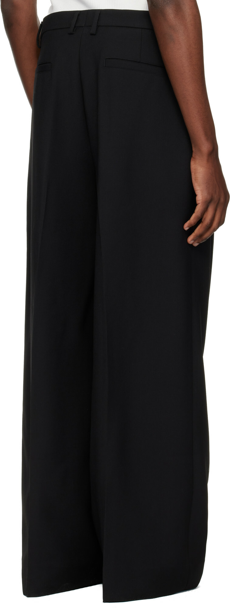 Entire Studios Black Gill Trousers