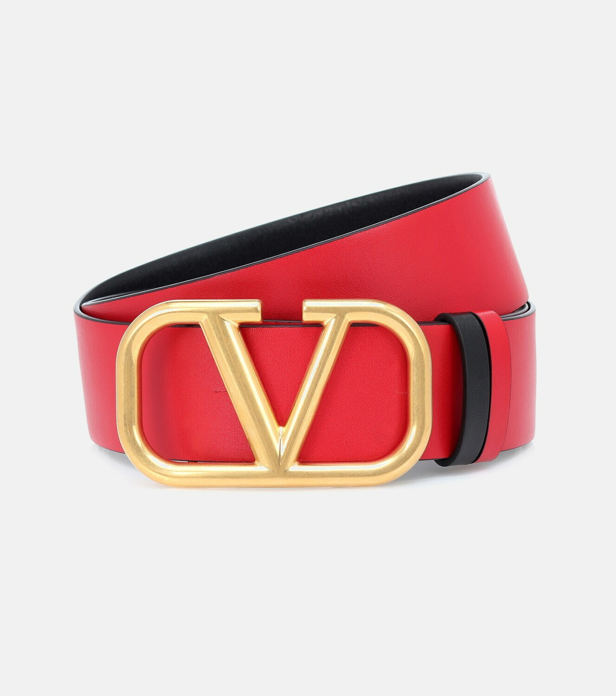 Valentino Garavani VLogo Signature 40 reversible leather belt Valentino ...